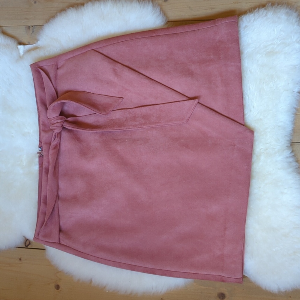 Loft Suede Mini Skirt